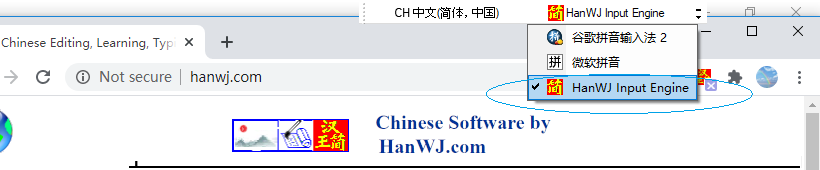 Chinese Input Software